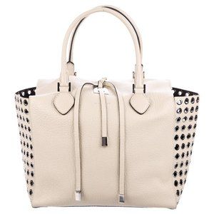 Michael Kors Miranda Grommet Large White Tote
